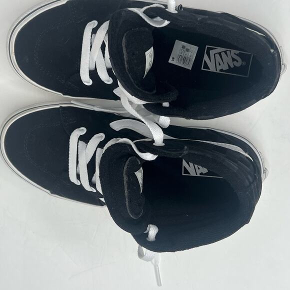 VANS Filmore Hi Embroidered Sneakers High Top Black Grey Red Kids Sz US 2 UK 1.5 - Picture 8 of 11